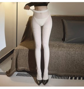 FEE ET MOI - Floral Vine Stockings (White)